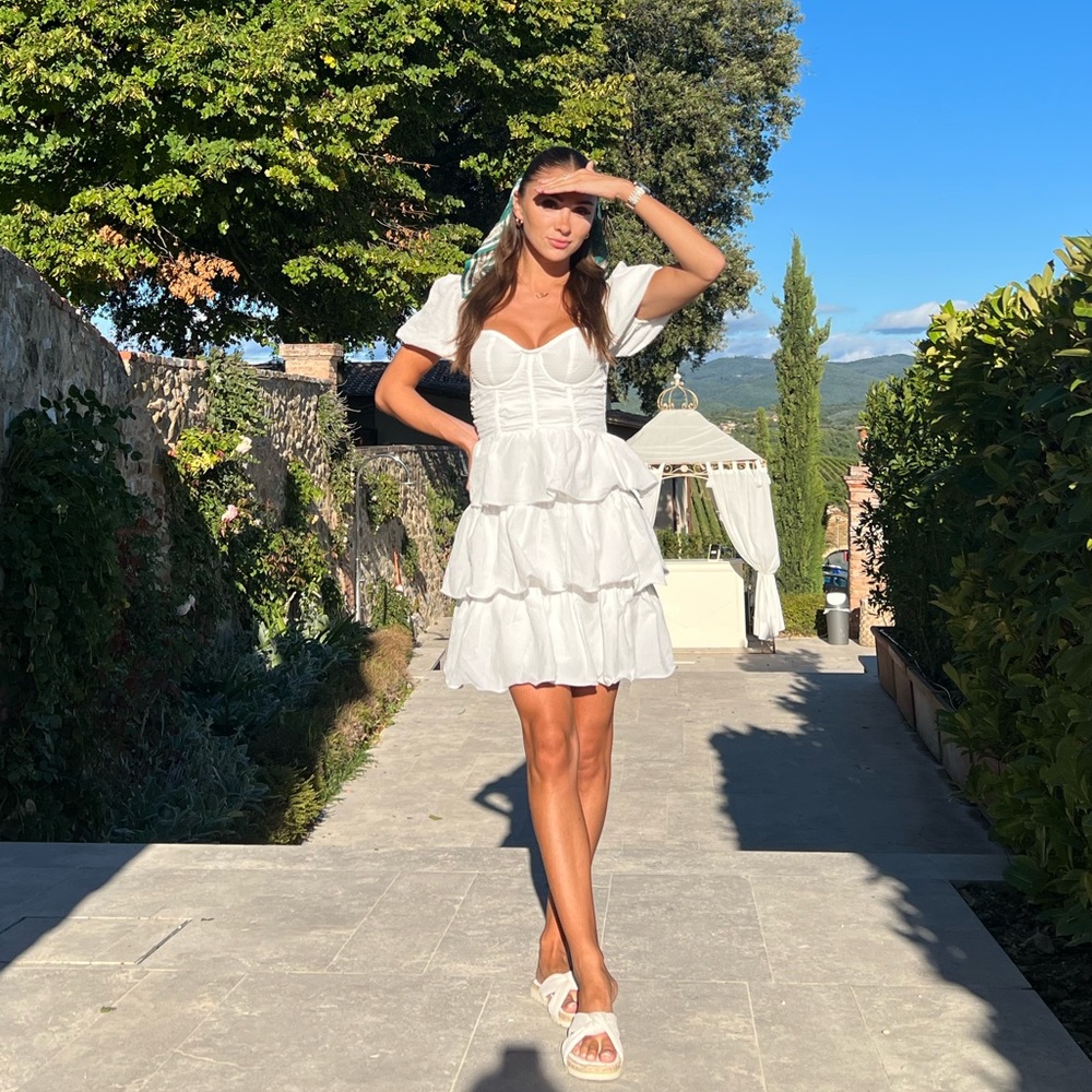White summer dress